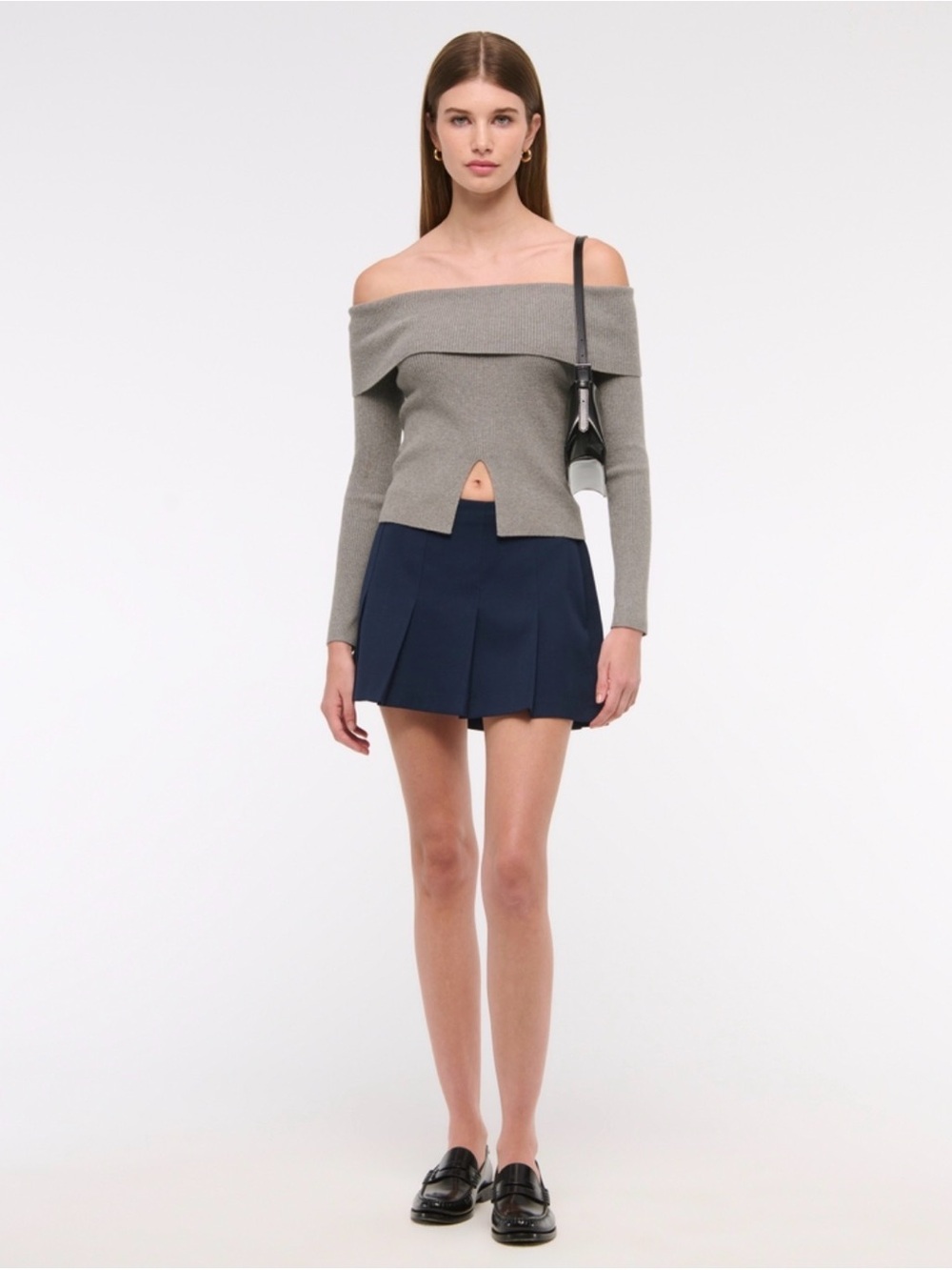 Abercrombie pleated mini skort